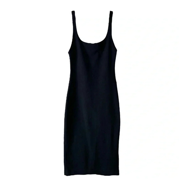 ZARA | BLACK STRETCH BODYCON  DRESS SIZE S - Picture 5 of 9
